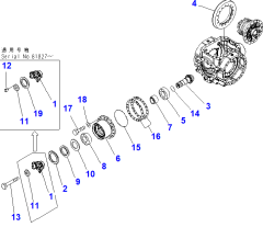 424-22-31200 PINION AND GEAR ASSY