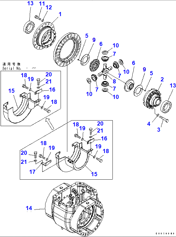 421-22-31502 CASE ASSY